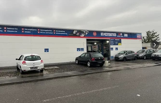 Außenansicht der KFZ-Meisterwerkstatt Topcu in Worms